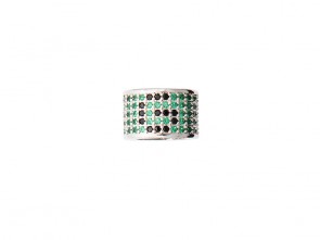 Zirconia Green with Black G - GTube No 414